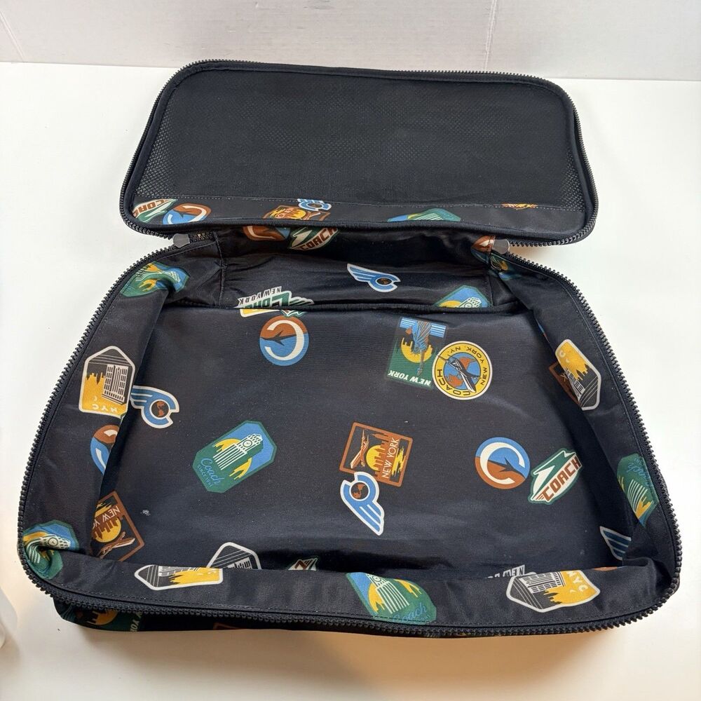 Coach Packing Cube Large with Travel Patches 1287